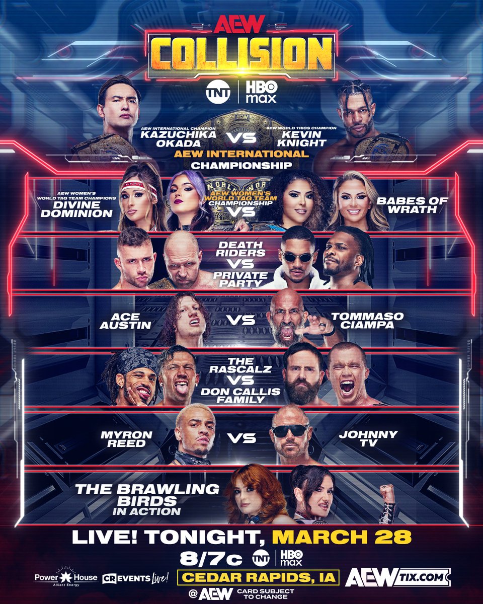 Match Card for March 28, 2026